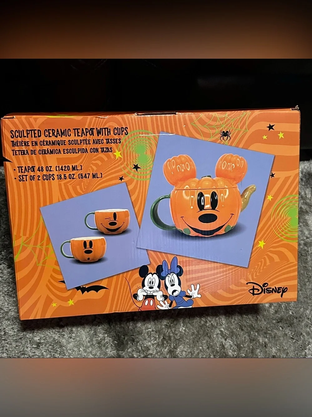 Disney pumpkin shaped